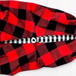 plaid dachshund sling carrier