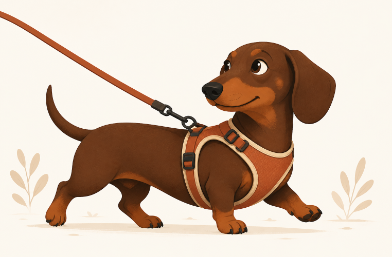 How to Stop a Dachshund Escaping Its Harness?